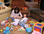 Playing with Mommy