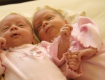 Twins Holding Hands