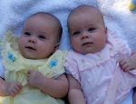 Twins Resting in Shade