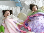 Addi and Cassi  Sleeping During Cyclodextrin Infusions