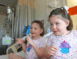 Addi and Cassi Getting Infusions