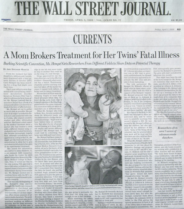 Wall Street Journal Artticle